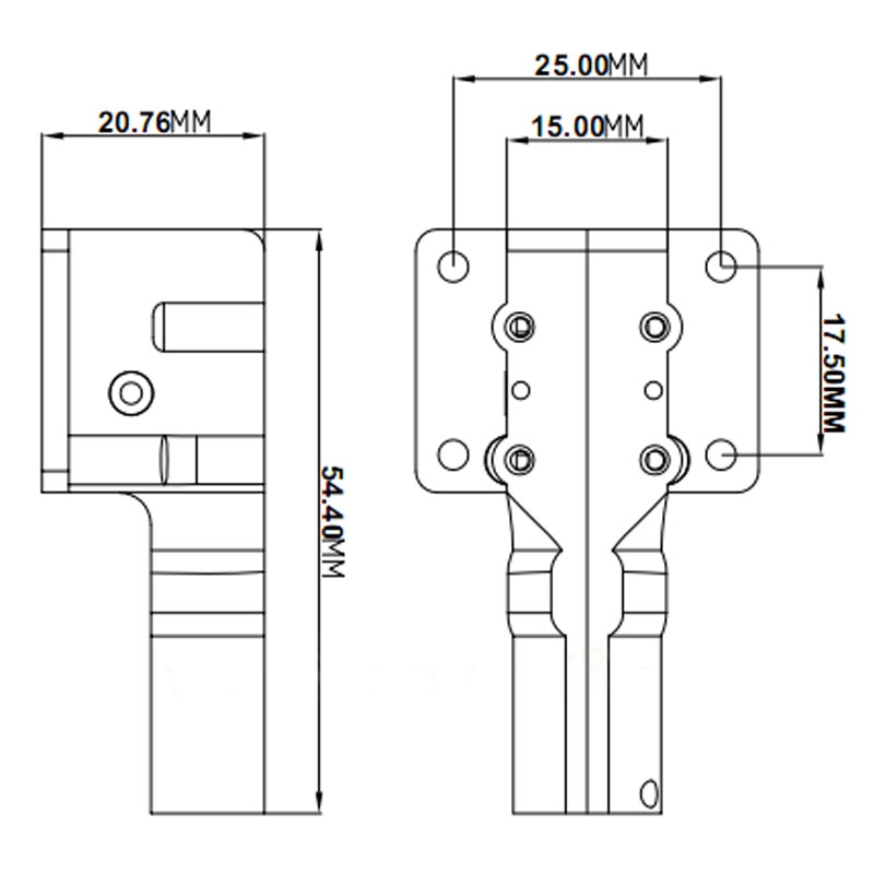 Drone Landing Gear - 2PCS 25g Mini Metal Worm Servo