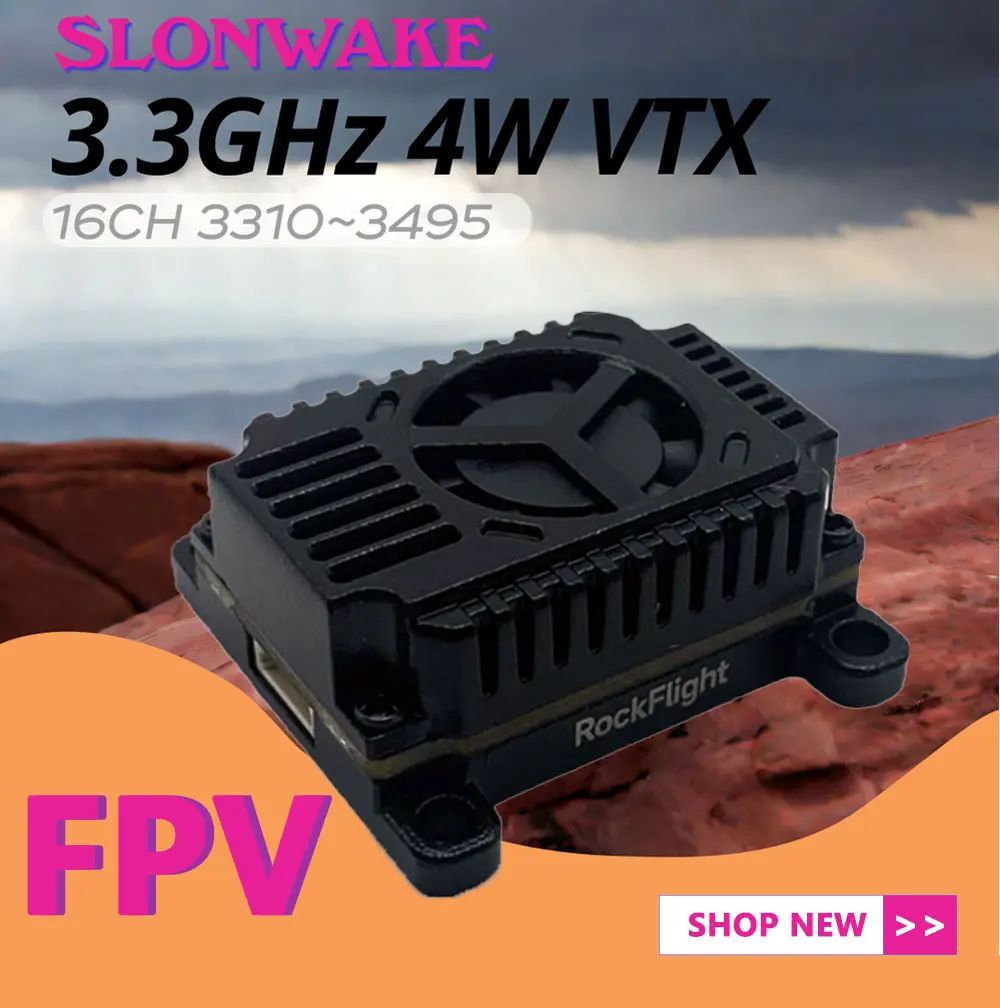 SLONWAKE FPV 3.3G 16CH 4000mW  - огляд і ціна Drone Antenna