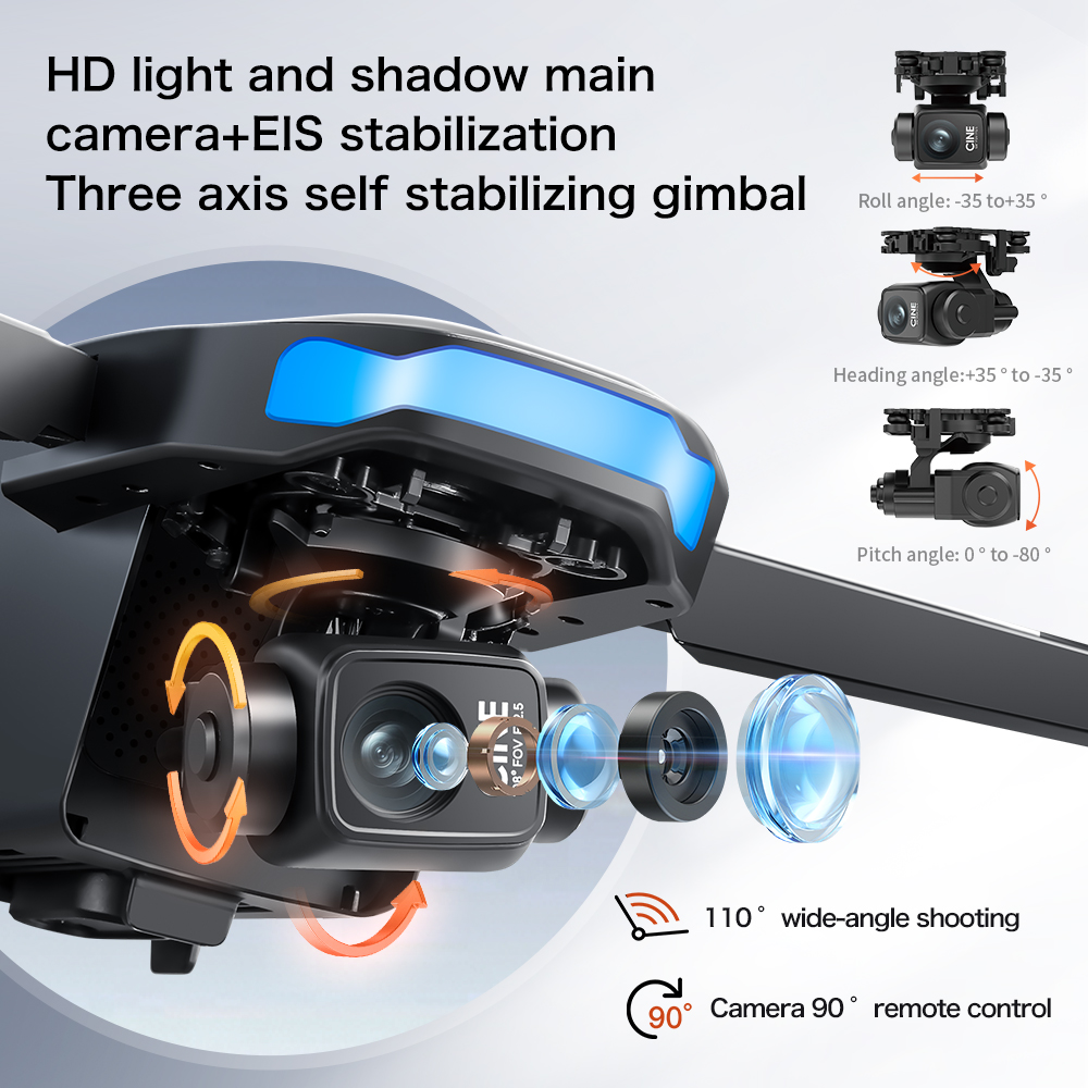 New S-X1 MAX Drone GPS 8K Prof - огляд і ціна Drone Gimbal